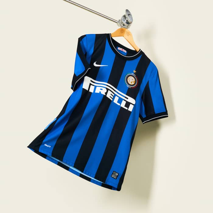 2009-10 Inter Milan Maillot Domicile Balotelli #45 - 10/10 - (S)