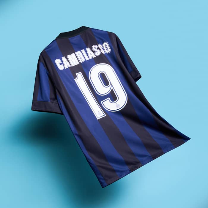 2013-14 Inter Milan Maillot Domicile Cambiasso #19 - 10/10 - (M)