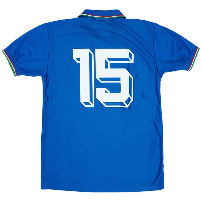 1986-91 Italy Home Shirt #15 (Baggio) - 8/10 - (S)