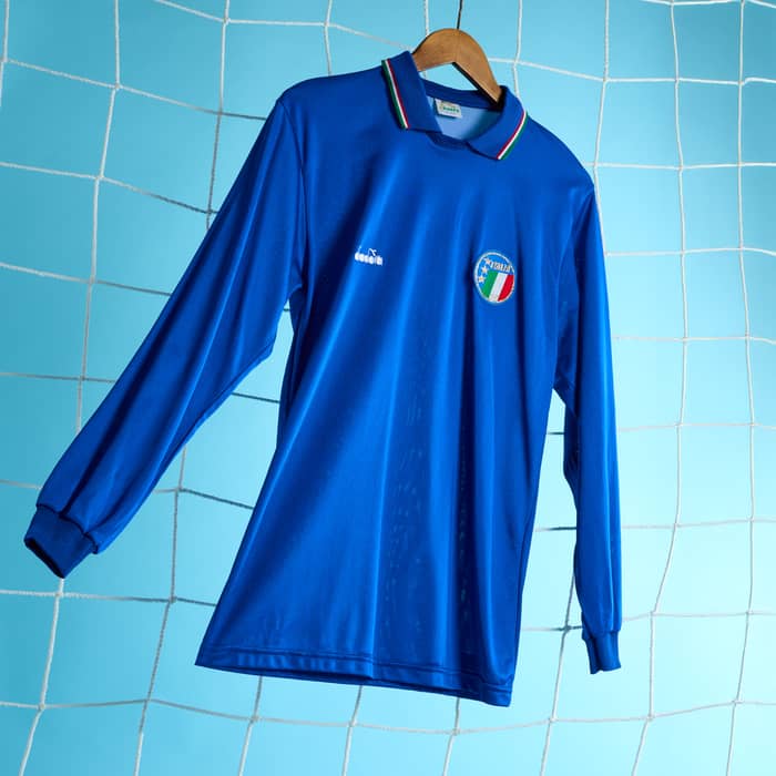 1986-91 Italy Home L/S Shirt