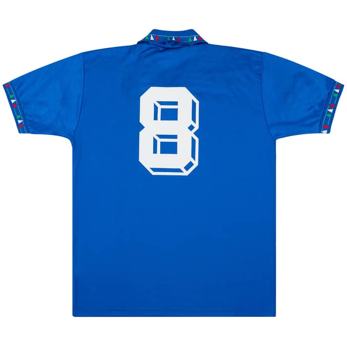 1992-93 Italy Match Issue Home Shirt #8 (Di Biagio)