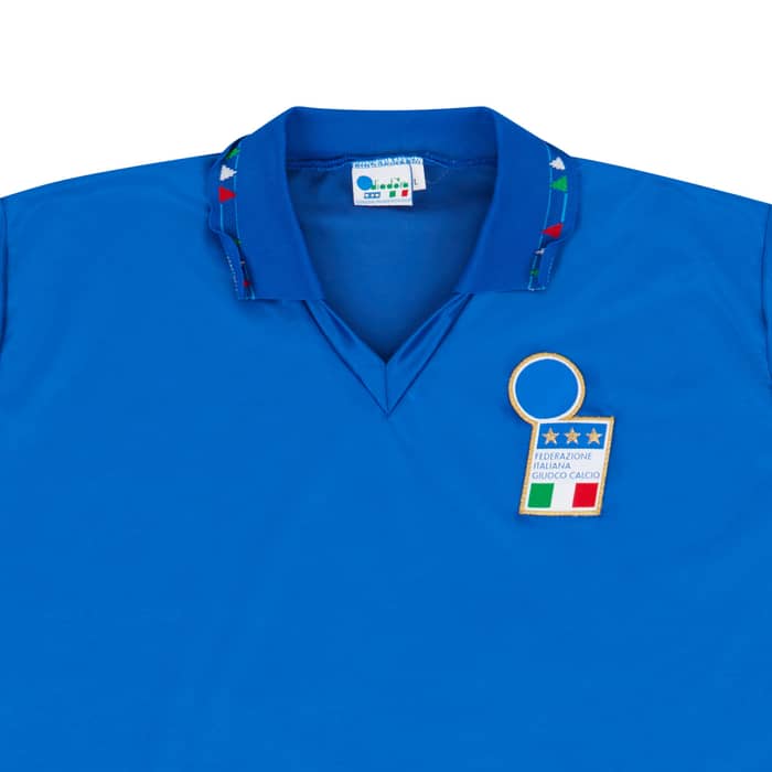 1992 Italy Match Worn U-21 European Championship Home Shirt #8 (Marcolin) v Sweden