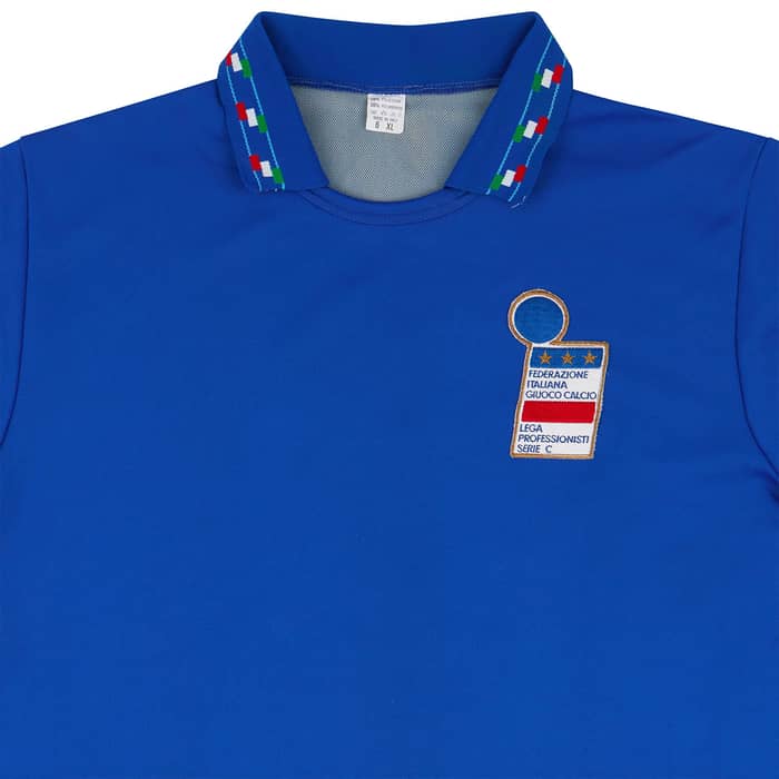 1992 Italy Serie C XI Match Issue Home L/S Shirt #6 (Di Biagio)