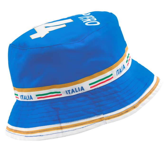 Euro 96' Italy Home Del Piero #14 Bucket Hat