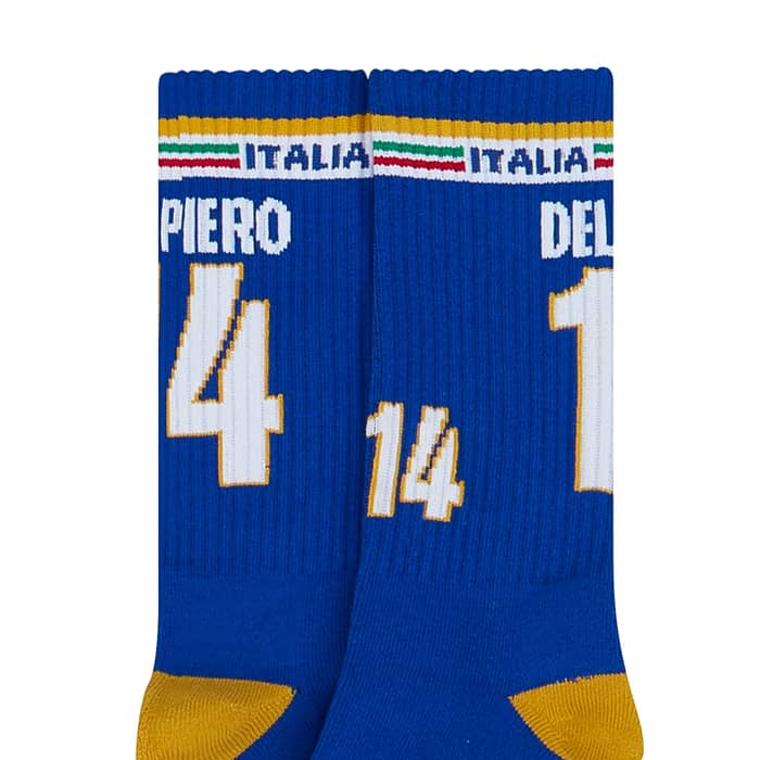 1996-97 Italy Del Piero #14 Home Crew Socks