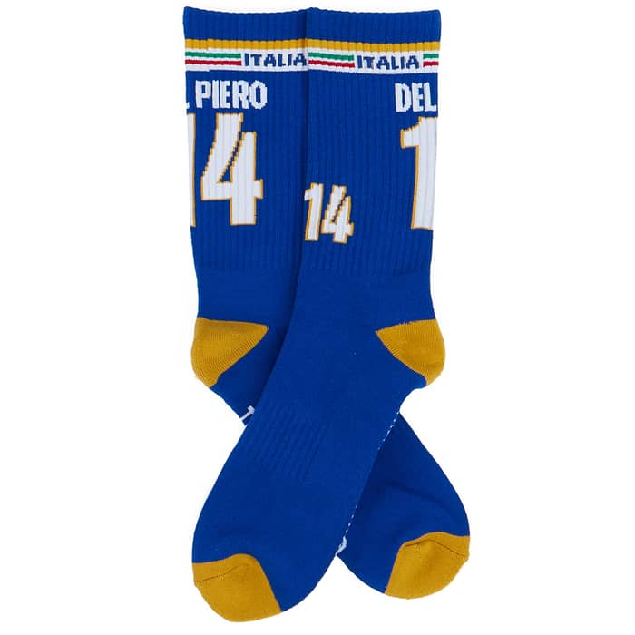 1996-97 Italy Del Piero #14 Home Crew Socks