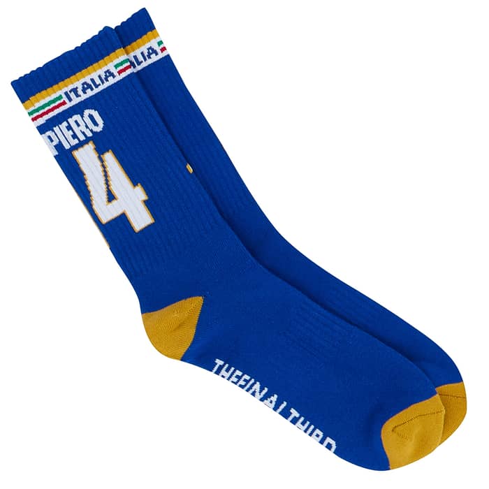 1996-97 Italy Del Piero #14 Home Crew Socks