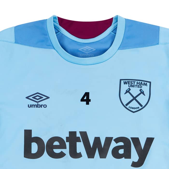 2019-20 West Ham Player Worn Training Shirt (Very Good) M