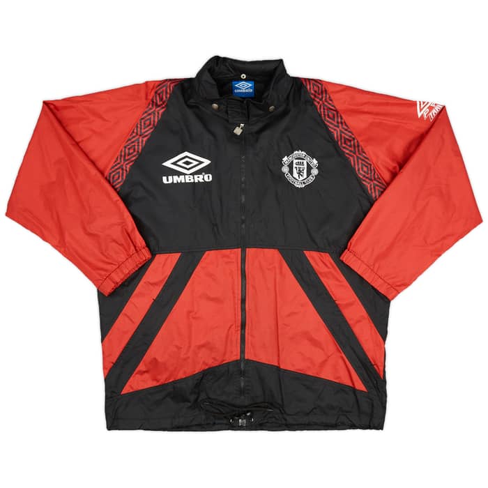 1995-97 Manchester United Umbro Bench Coat - 8/10 - (L)