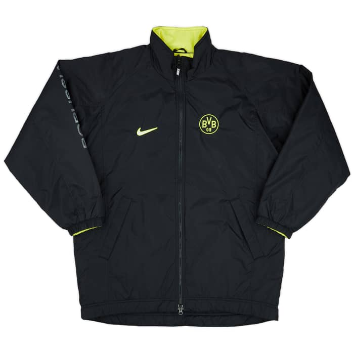 1997-98 Borussia Dortmund Nike Reversible Padded Bench Coat - 7/10 - (XL)