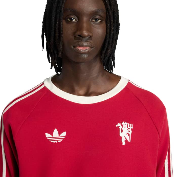 2025-26 Manchester United adidas Originals Crew Sweat Top