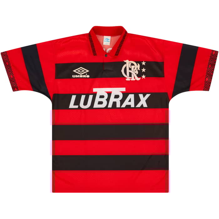 1994-95 Flamengo Centenary Home Shirt #7 - 8/10 - (L)