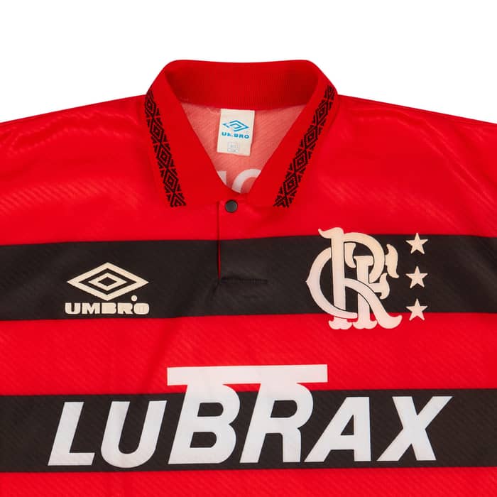 1994-95 Flamengo Centenary Home Shirt #7 - 8/10 - (L)
