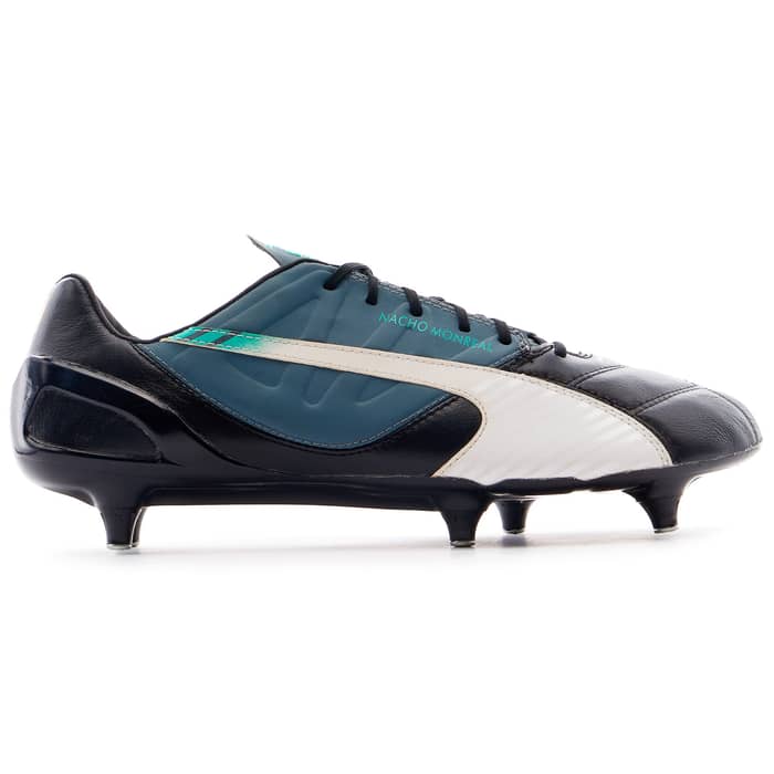 2014 Puma EvoSPEED 1.3 Leather Football Boots (Nacho Monreal) SG 9½