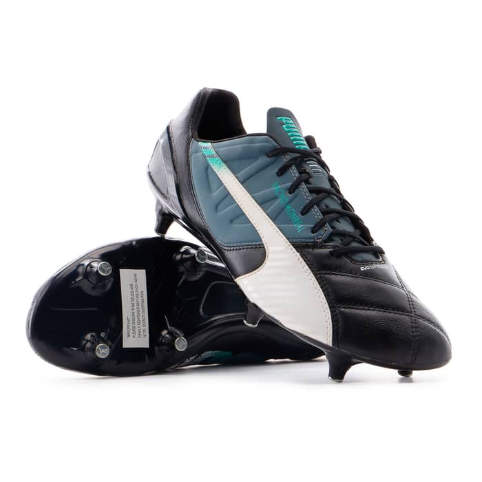 2014 Puma EvoSPEED 1.3 Leather Football Boots (Nacho Monreal) SG 9½