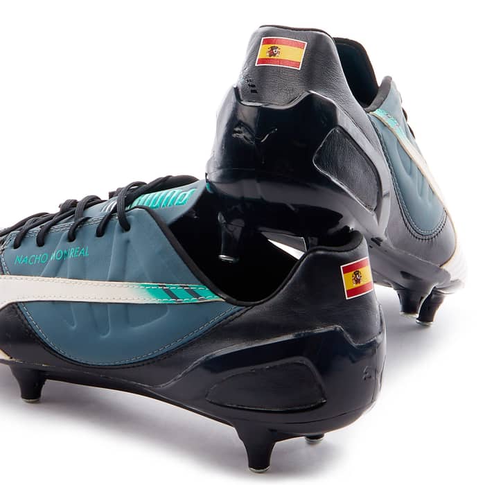 2014 Puma EvoSPEED 1.3 Leather Football Boots (Nacho Monreal) SG 9½