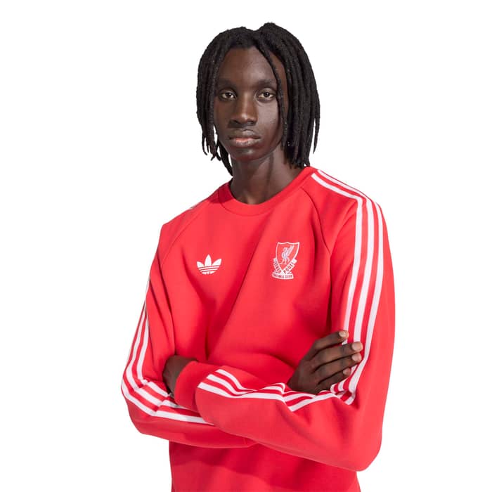 2025-26 Liverpool adidas Originals Crew Sweat Top