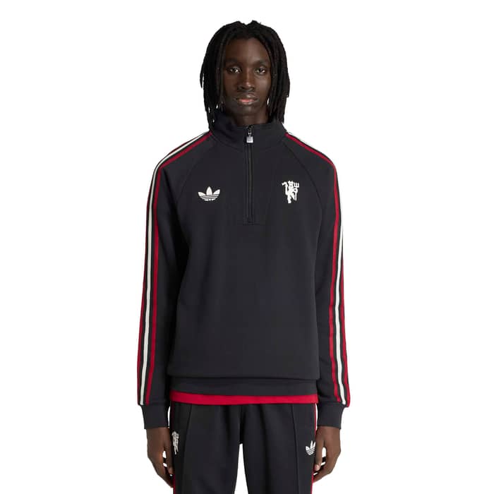 2025-26 Manchester United adidas Originals 1/4 Zip Top