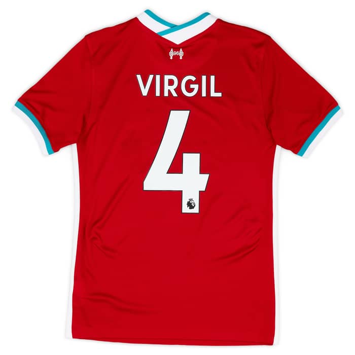2020-21 Liverpool Home Shirt Virgil #4