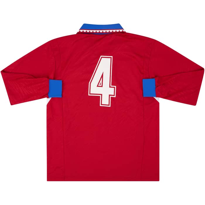 1992 Kashima Antlers Match Issue Home LS Shirt #4