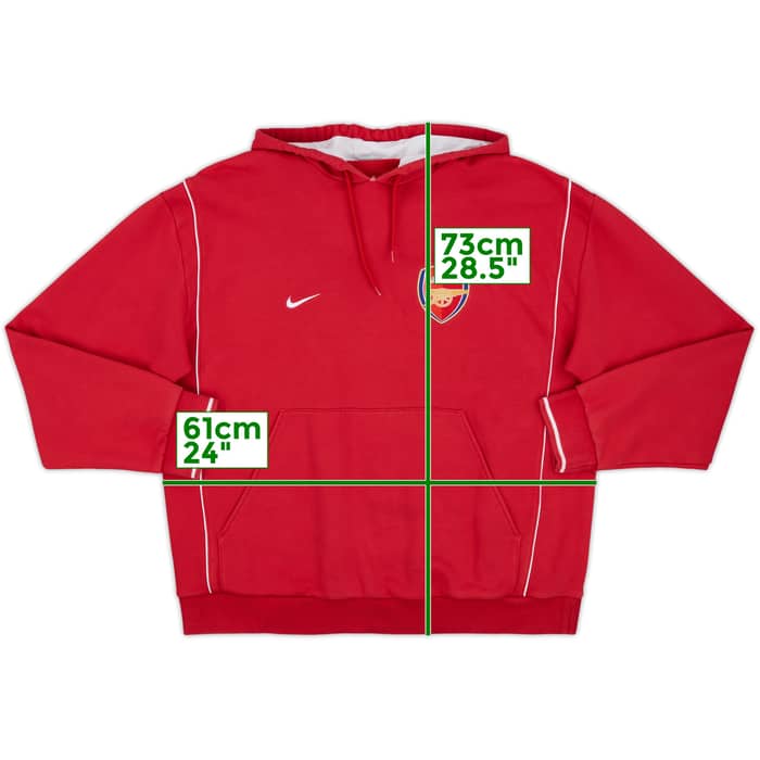 2006-07 Arsenal Nike Hooded Sweat Top - 8/10 - (XL)