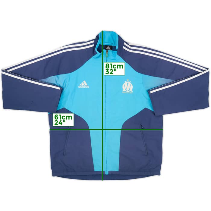 2004-05 Olympique Marseille adidas Track Jacket - 5/10 - (L)