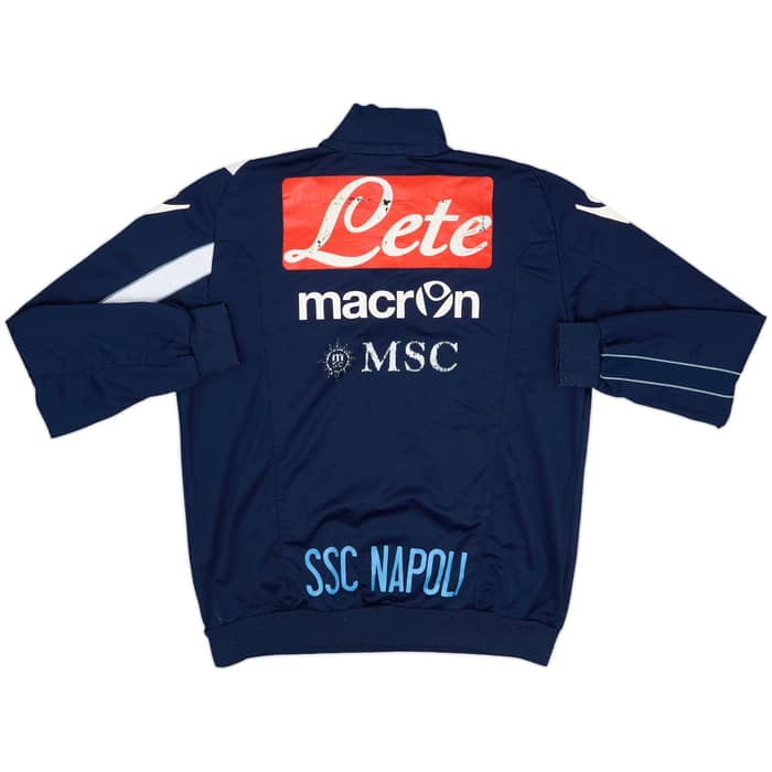 2011-12 Napoli Macron 1/4 Zip Drill Top - 5/10 - (XL)