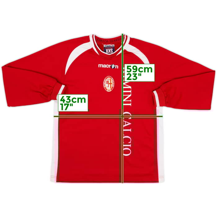 2006-07 Rimini Macron Training L/S Shirt - 7/10 - (XXS)