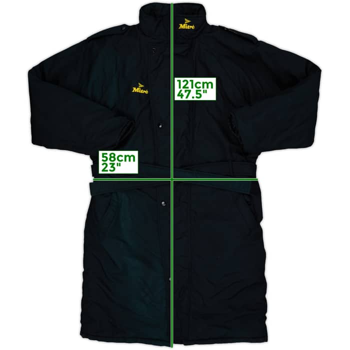 1994-96 Norwich Mitre Padded Bench Coat - 6/10 - (XL)