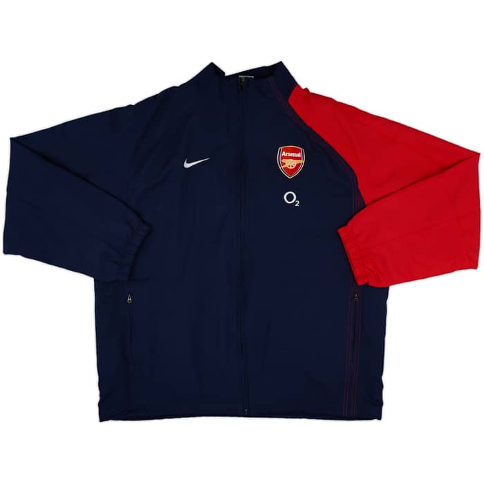 2004-05 Arsenal Nike Track Jacket - 8/10 - (XL)