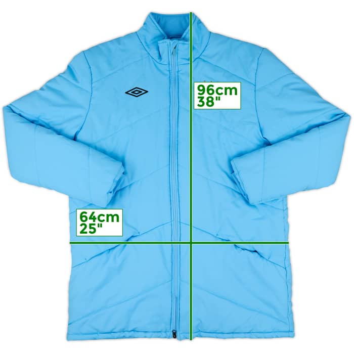 2012-13 Manchester City Umbro Padded Bench Coat - 8/10 - (XL)