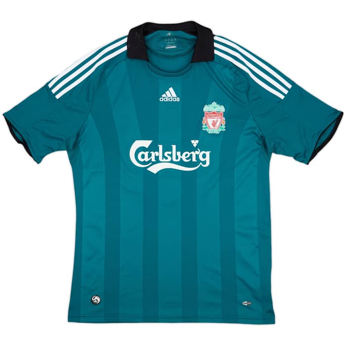 2008-09 Liverpool Third Shirt Gerrard #8 - 7/10 - (L)
