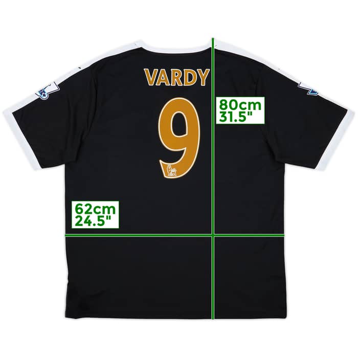 2015-16 Leicester Away Shirt Vardy #9 - 9/10 - (XXL)