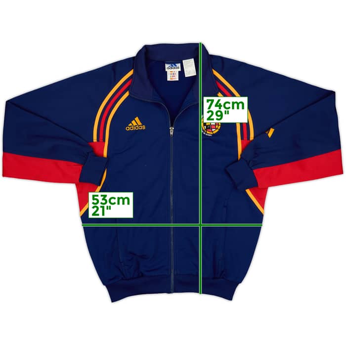 1999-00 Spain adidas Track Jacket - 9/10 - (S)