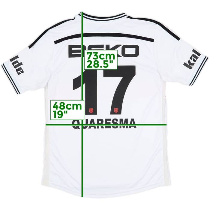 2014-15 Besiktas Home Shirt Quaresma #17 - 8/10 - (S)