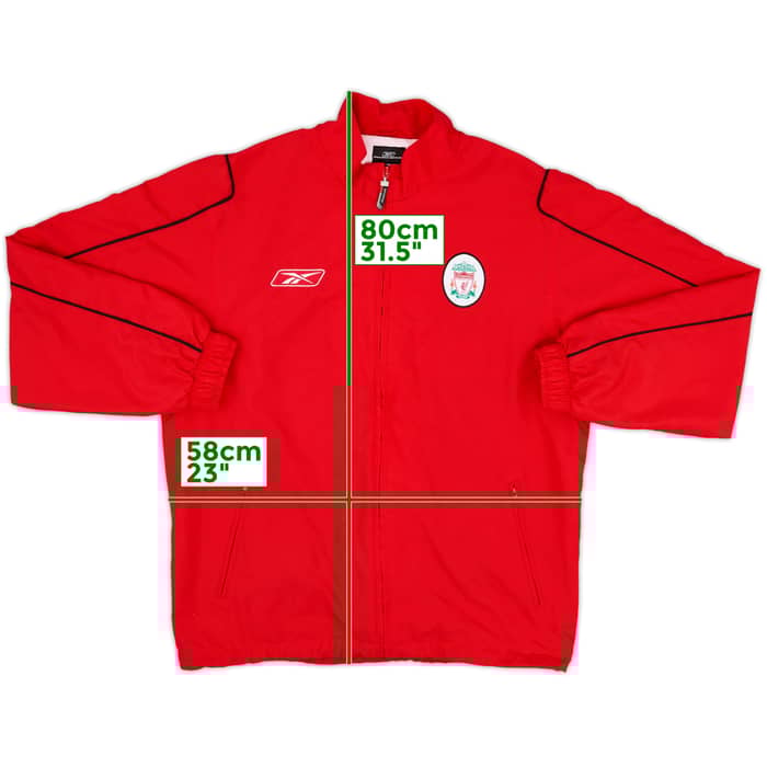 2002-04 Liverpool Reebok Track Jacket - 5/10 - (M)