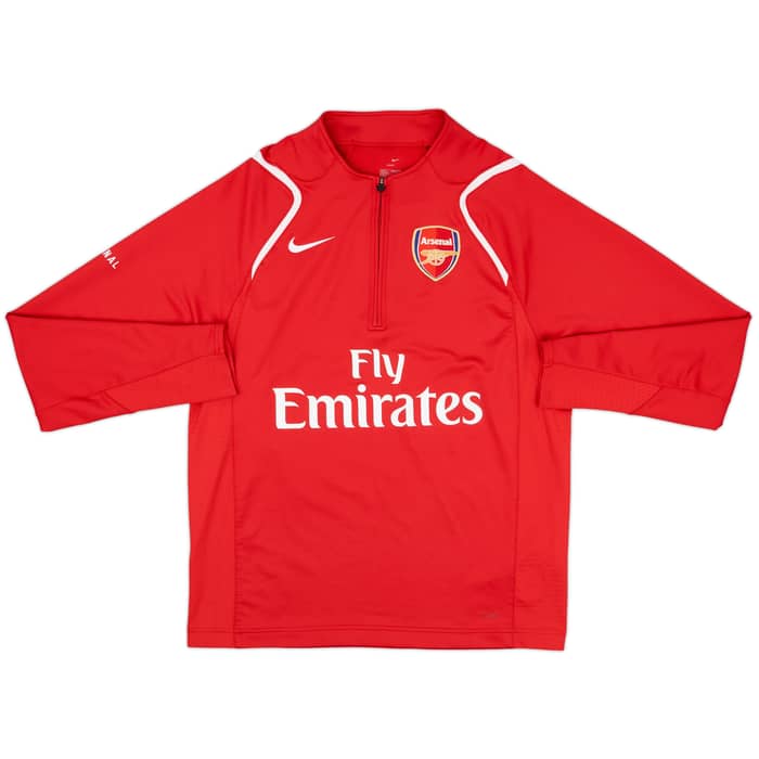 2006-07 Arsenal Nike 1/4 Zip Training Top - 8/10 - (M)