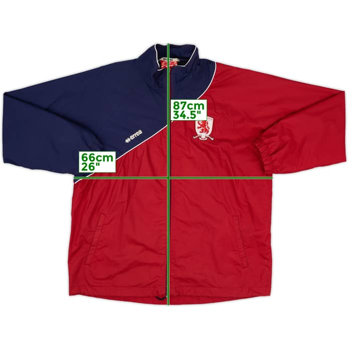 2007-08 Middlesbrough Errea Track Jacket - 5/10 - (XXL)