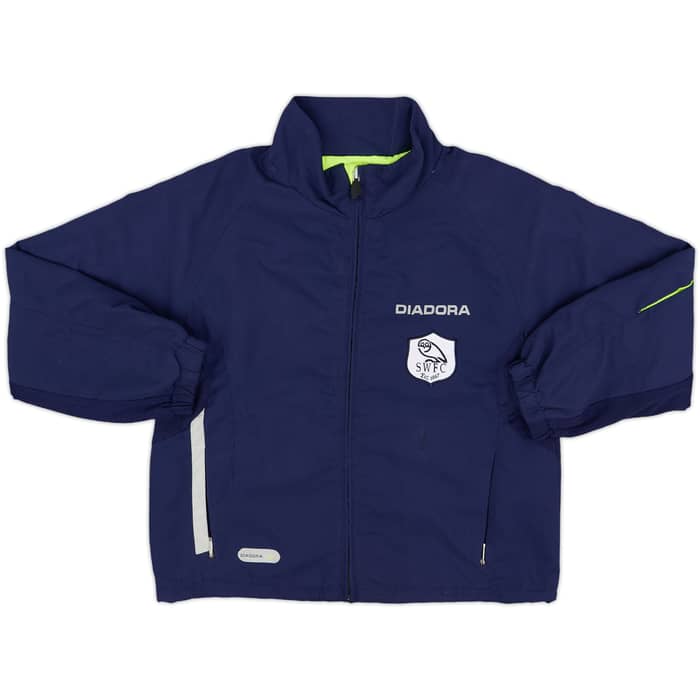 2004-06 Sheffield Wednesday Diadora Track Jacket - 8/10 - (S.Boys)