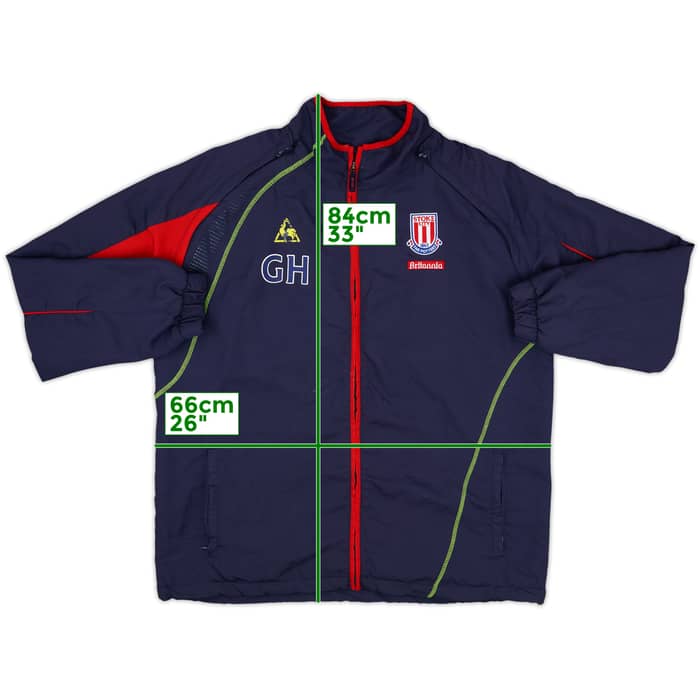 2008-09 Stoke City Staff Issue Le Coq Sportif Track Jacket GH - 6/10 - (XL)