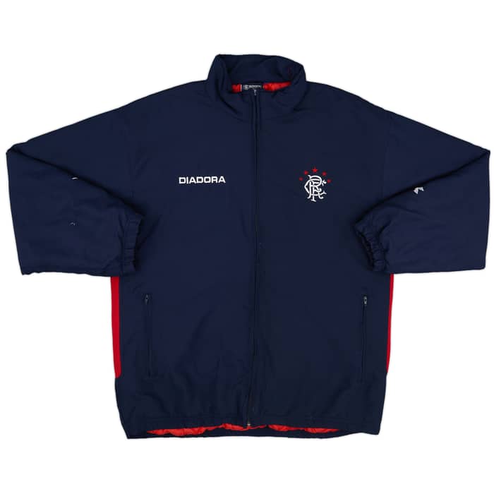 2003-04 Rangers Diadora Padded Coat - 5/10 - (XL)