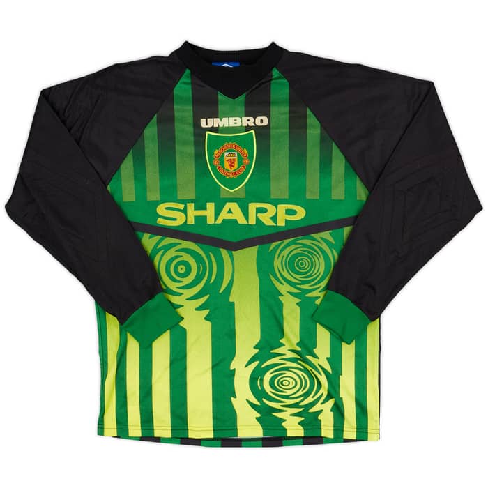 1997-98 Manchester United GK Shirt Schmeichel #1 - 8/10 - (M)