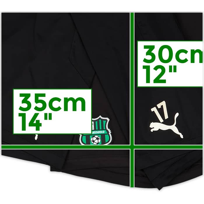 2021-22 Sassuolo Player Issue Puma Training Shorts # - 6/10 - (XL)