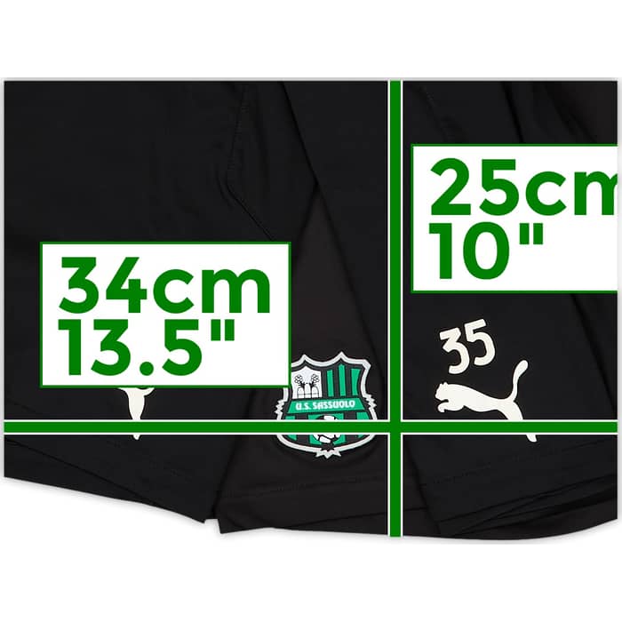 2021-22 Sassuolo Player Issue Puma Training Shorts - 8/10 - (M)