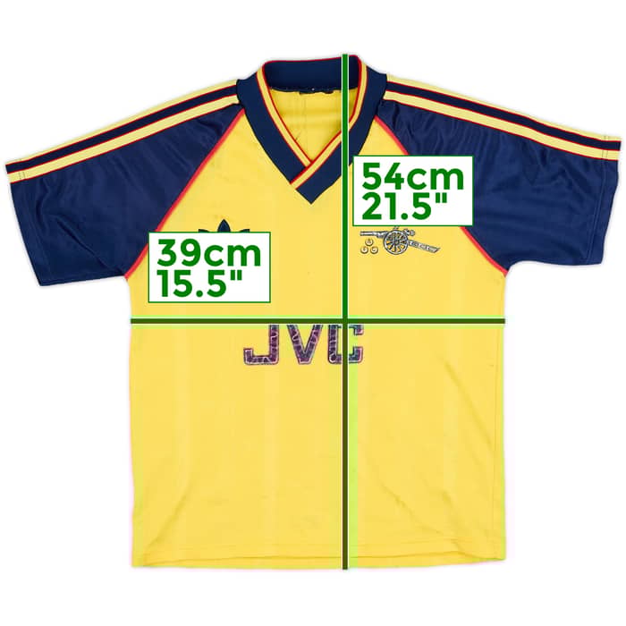 1988-91 Arsenal Away Full Kit - 5/10 - (M.Boys)