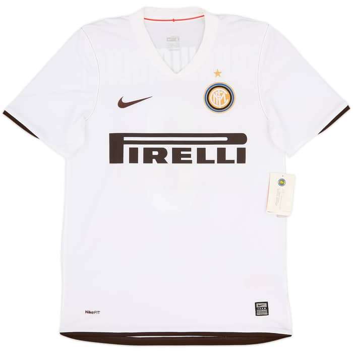 Camiseta de visitante del Inter Milan 2008-09 Ibrahimovic #8 (S)