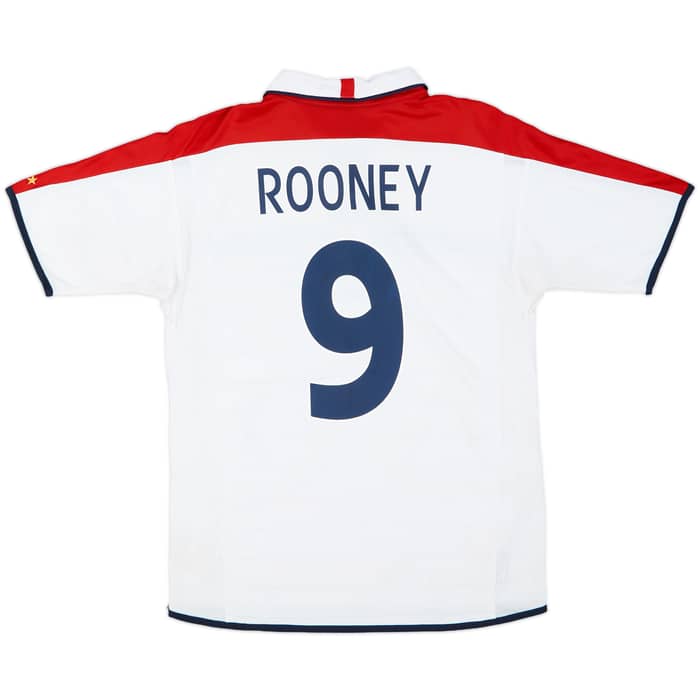 2003-05 England Home Shirt Rooney #9 - 5/10 - (L)
