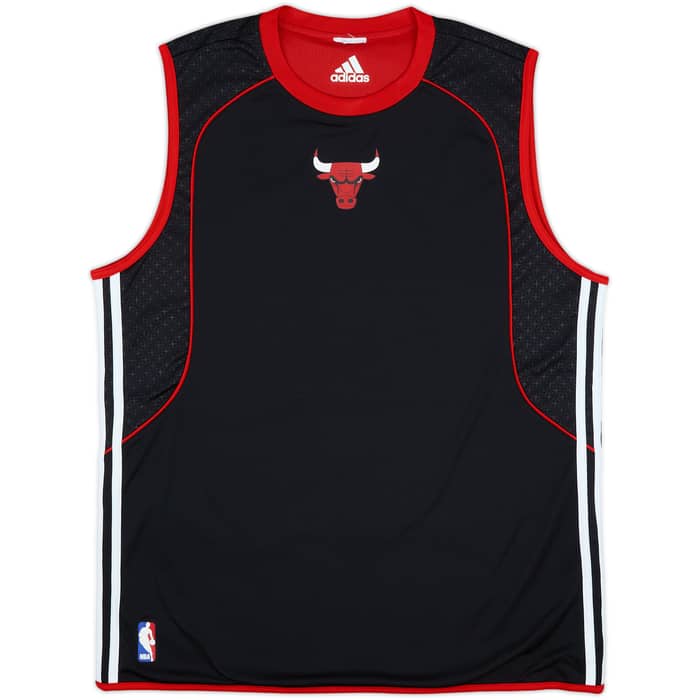 2009-10 Chicago Bulls adidas Reversible Training Jersey - 7/10 - (L)