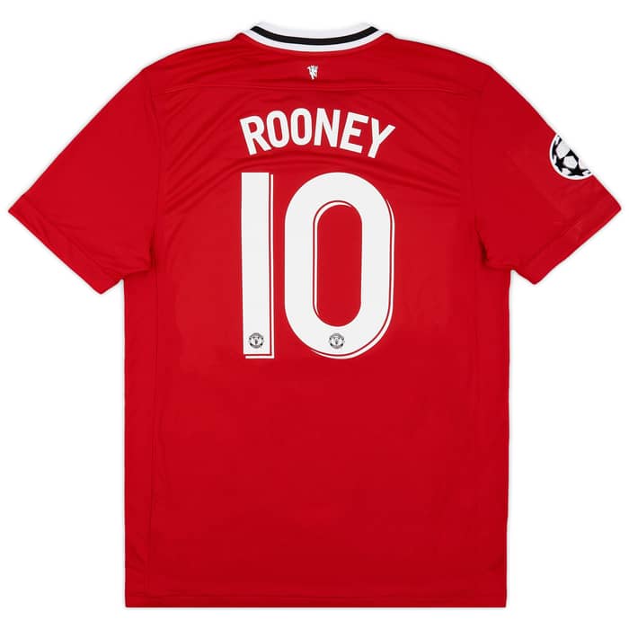 2011-12 Manchester United CL Home Shirt Rooney #10