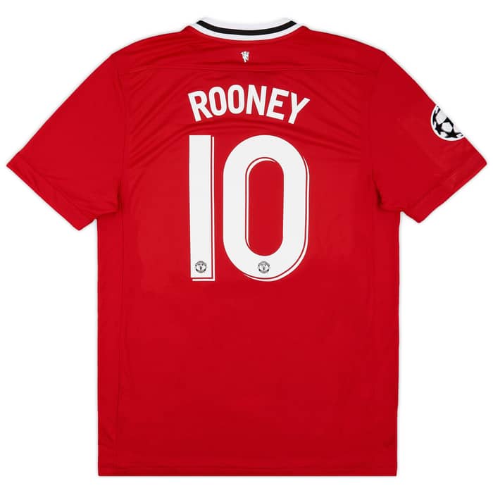 2011-12 Manchester United Home Shirt Rooney #10 - 6/10 - (S)